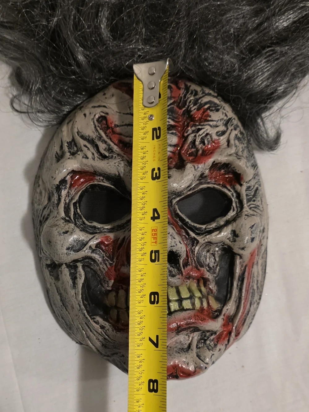 VTG Easter Unlimited Demon Zombie Witch Ghoul Mask Crazy Hair Halloween Costume